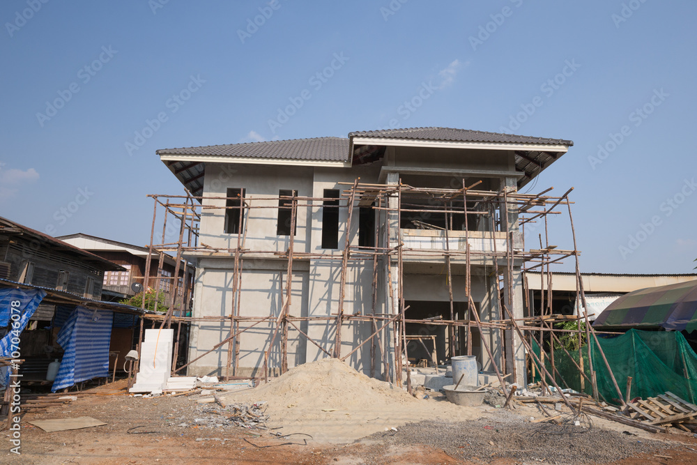 Construction Site of new house