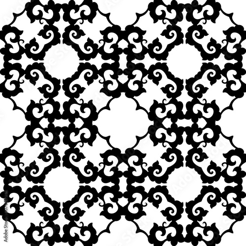 Abstract seamless floral pattern