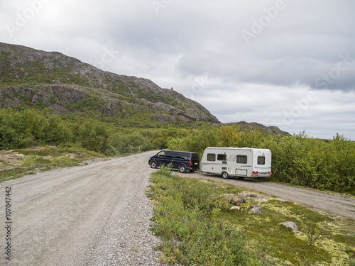 Es geht weiter,Teil3/ nach Übernachtung mit dem Wohnwagen-Gespann geht die Fahrt weiter