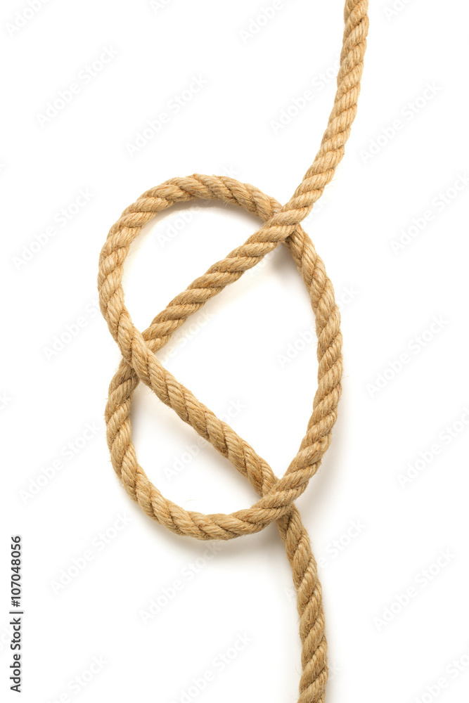 ship rope on white background ship rope on white background