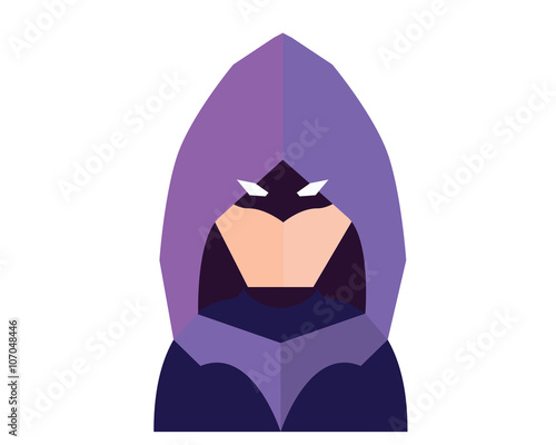 Flat Superhero Avatar Cartoon  - 18