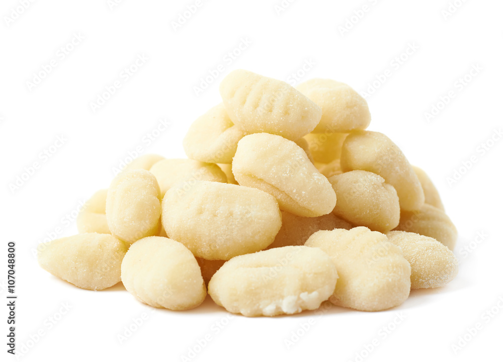 Pile of gnocchi dough dumplings Pile of gnocchi dough dumplings