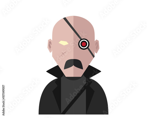 Flat Superhero Avatar Cartoon - 21