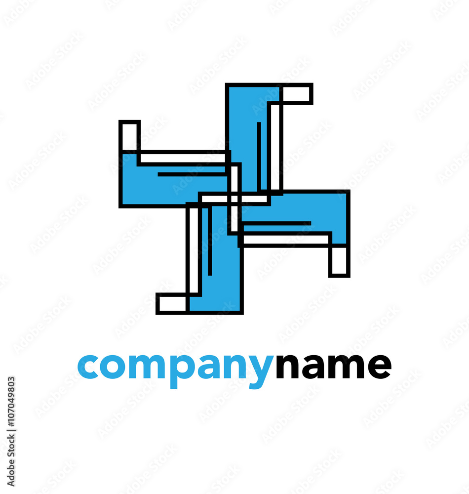 Abstract Vector Logo Design Template Abstract Vector Logo Design Template