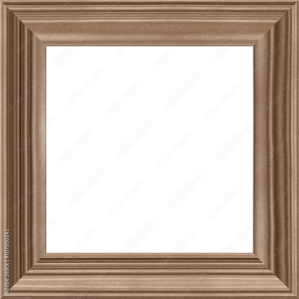 wooden frame isolated on white wooden frame isolated on white