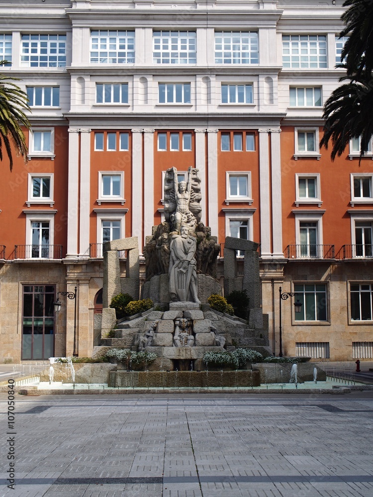 Fototapeta premium Curros Enriquez monument