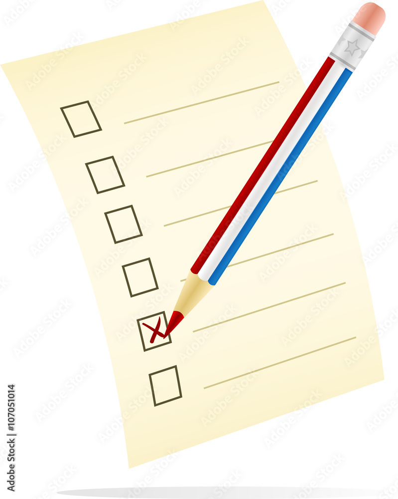 vector image of a paper and pencil with cross sign. vector image of a paper and pencil with cross sign.