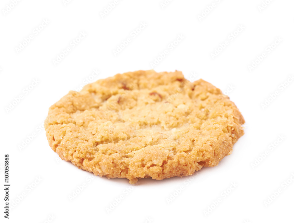 Oatmeal cookie isolated Oatmeal cookie isolated