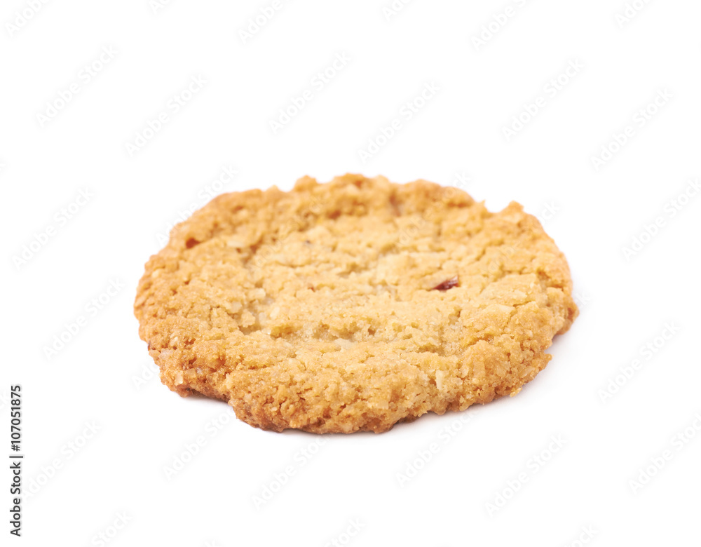 Oatmeal cookie isolated Oatmeal cookie isolated
