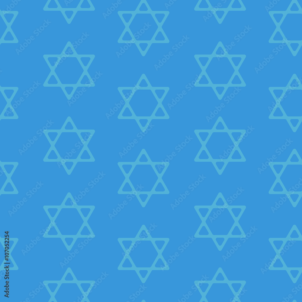 David star seamless pattern background David star seamless pattern background