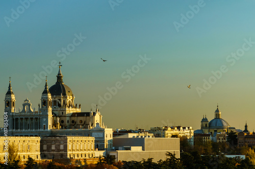 Schilderij op canvas Royal palace in Madrid