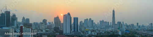 Bangkok at sunset