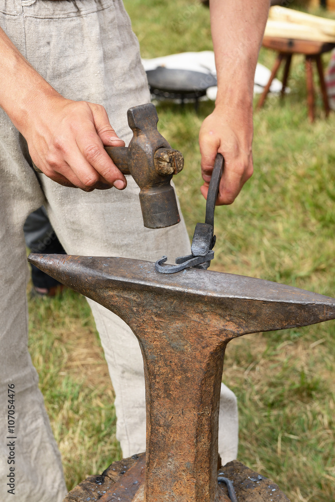 Blacksmith work. Manufacture of metal parts and ornaments Blacksmith work. Manufacture of metal parts and ornaments