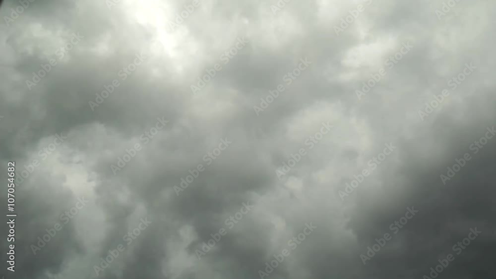 Time lapse of storm clouds moving fast Time lapse of storm clouds moving fast