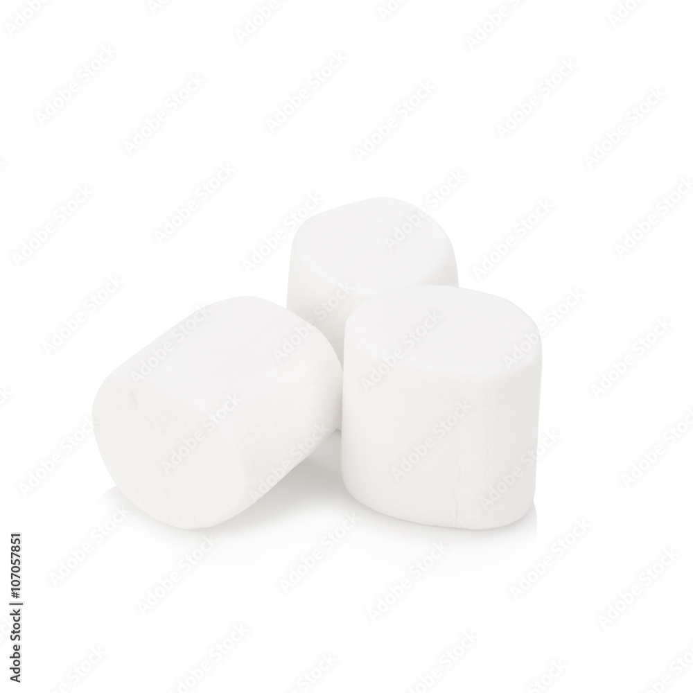Marshmallows isolated on white background Marshmallows isolated on white background