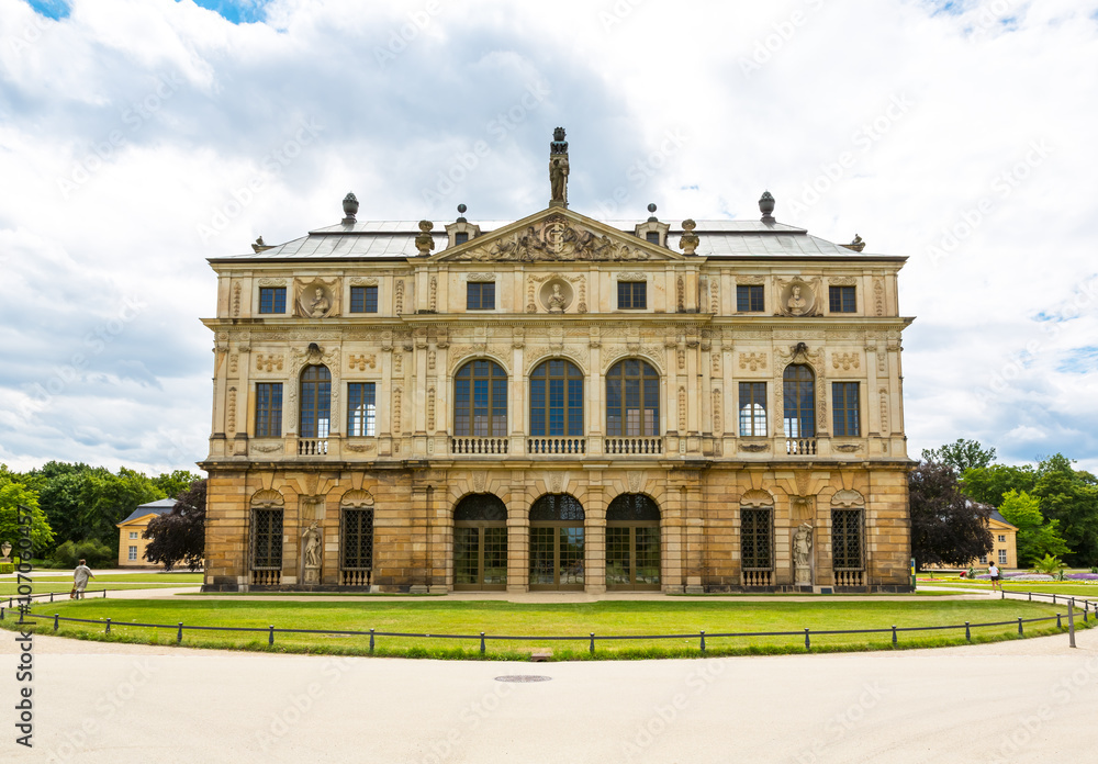 Dresden, Palais in the big Garden, park in Dresden