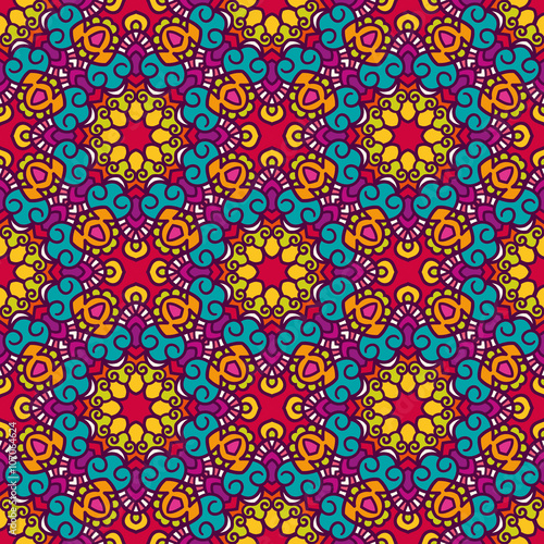 Ethnic seamless pattern © qilli