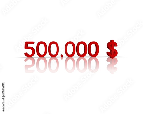 500.000 $ 3d word 