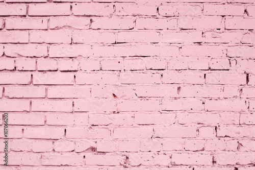 pink brick wall