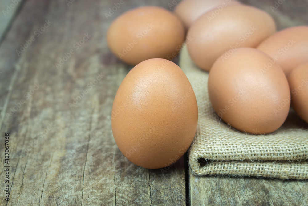 eggs on a old wooden background eggs on a old wooden background
