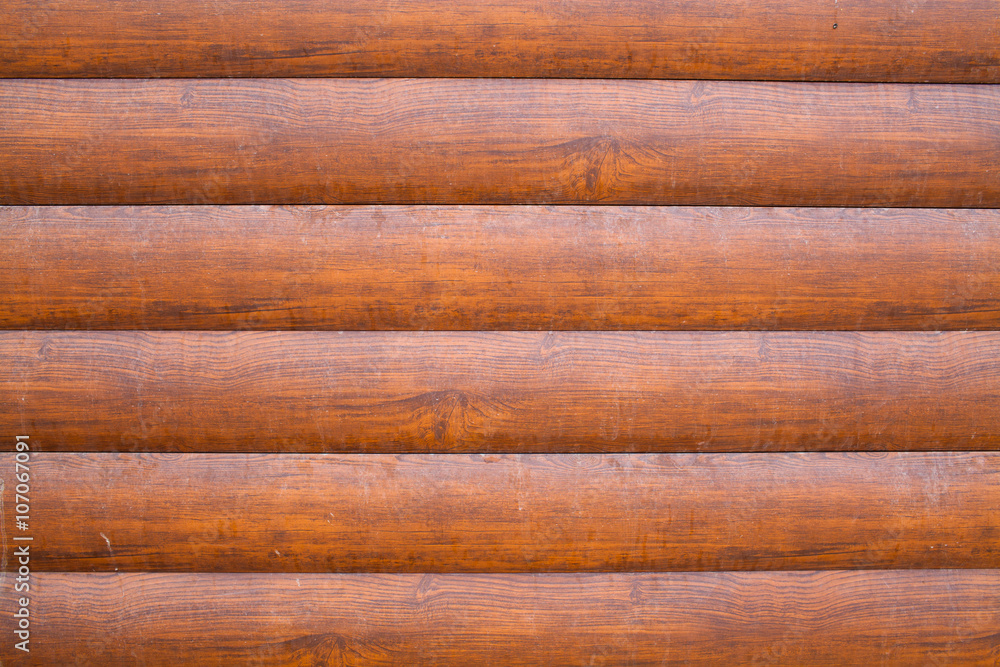 Obraz premium Wooden logs background
