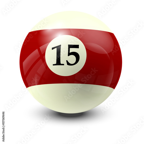 billiard ball 15