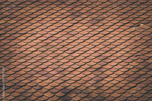 tiles on a roof
