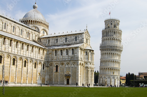 Obraz na plátně Leaning Tower of Pisa - Italy