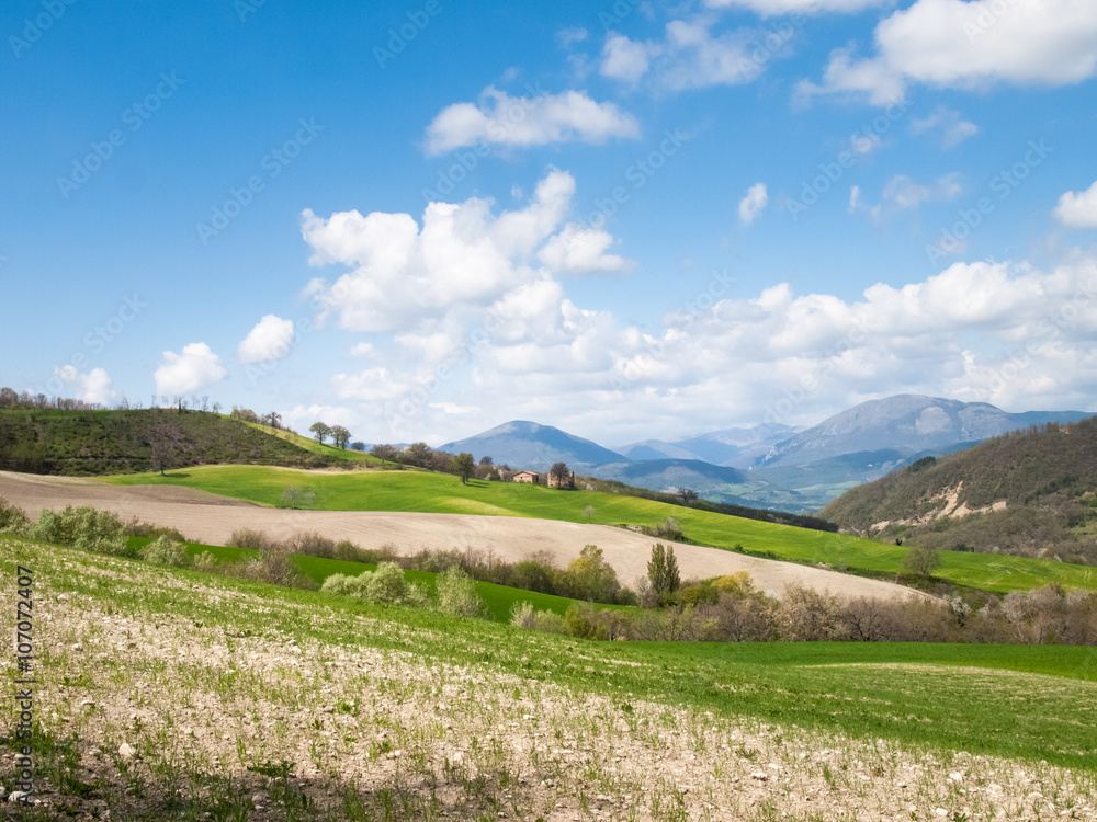Panorama of the Apennine