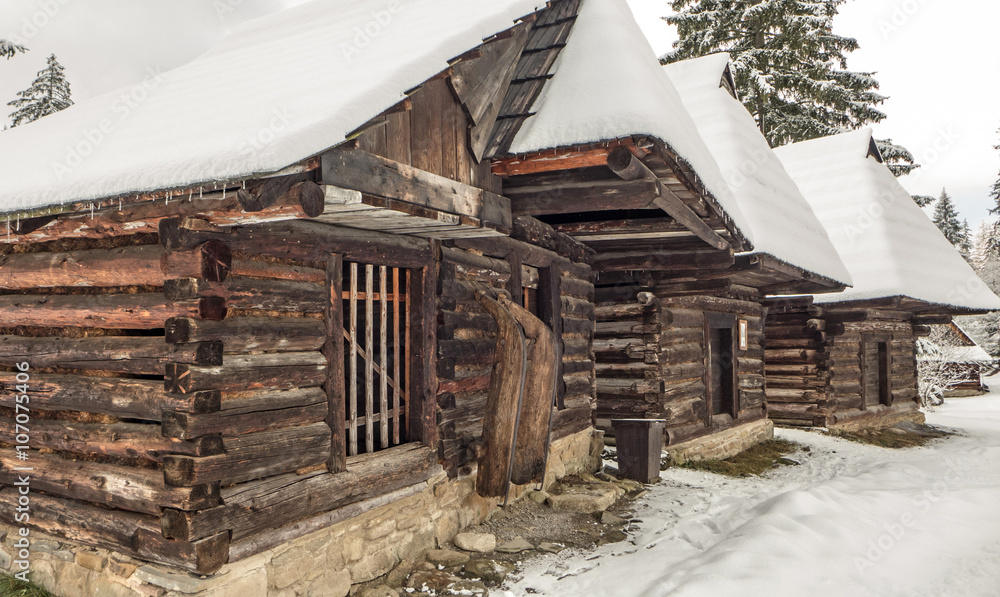 Historical village Zuberec at Slovakia Historical village Zuberec at Slovakia