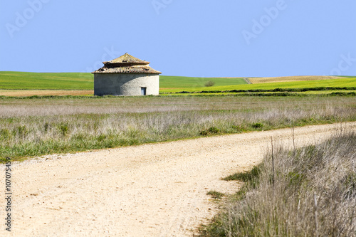 exterior of the traditional pigeon house or  dovecote  in Palencia, Spain photo