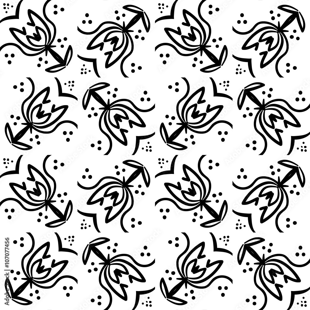 Ethnic seamless pattern Ethnic seamless pattern