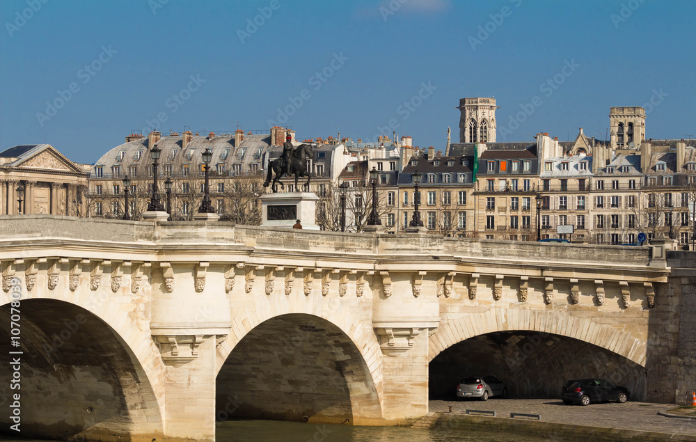 The pont Neuf , Paris, France.