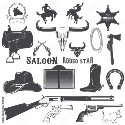 Cowboy design elements