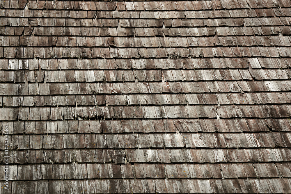 Authentic roof of Turopolje chapel in Velika Mlaka, Croatia