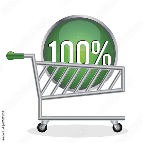shopping cart with discount image