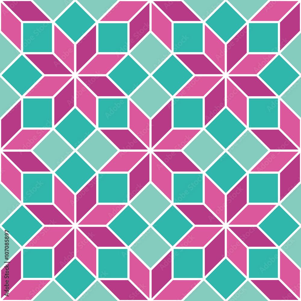 Seamless colourful abstract geometric vector pattern Seamless colourful abstract geometric vector pattern