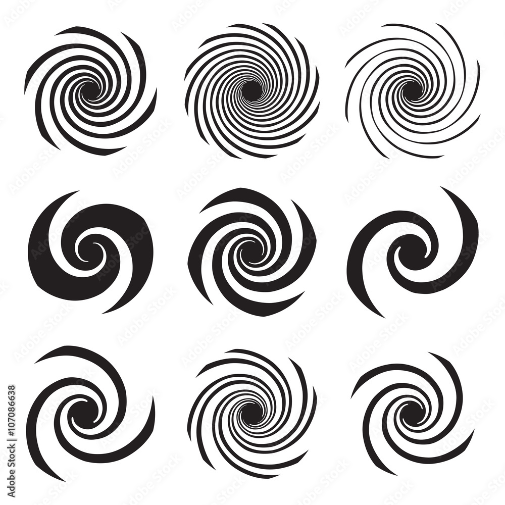 Optical Art Spirals and Swirls Optical Art Spirals and Swirls