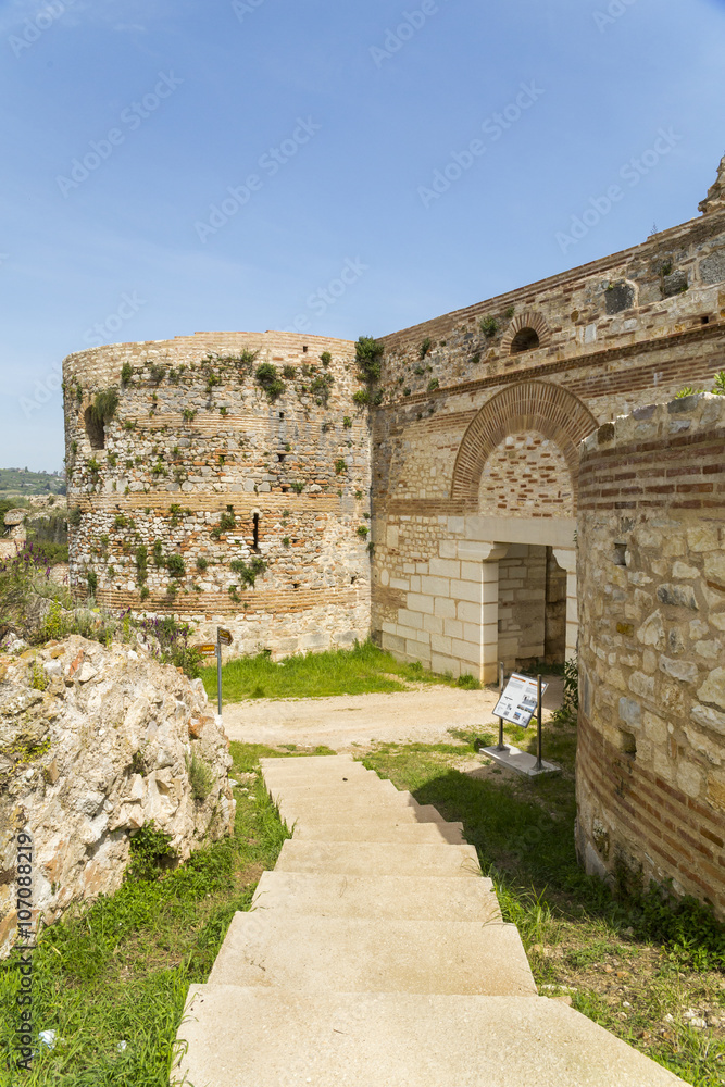 Nikopolis castle gate,ancient Roman constructure,  in Preveza Greece