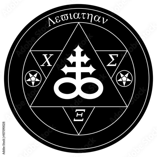 Tableau sur toile HEXAGRAM OF LEVIATHAN