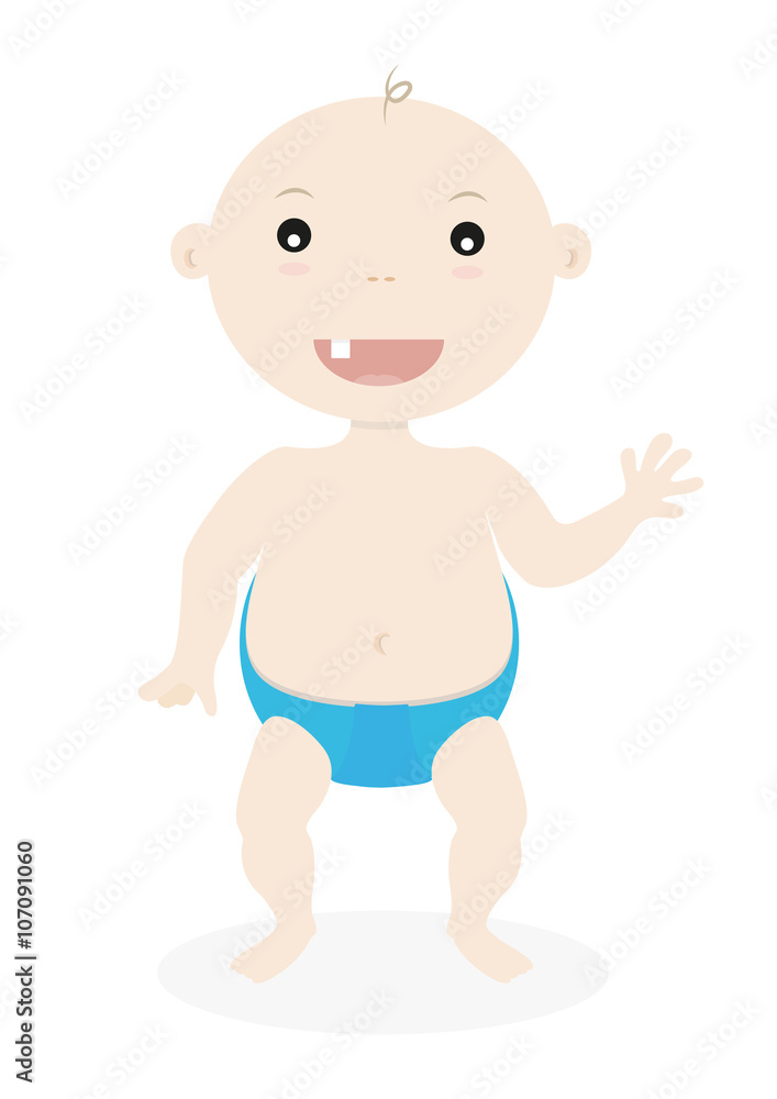 cute little baby boy adorable cartoon kid vector illustration cute little baby boy adorable cartoon kid vector illustration