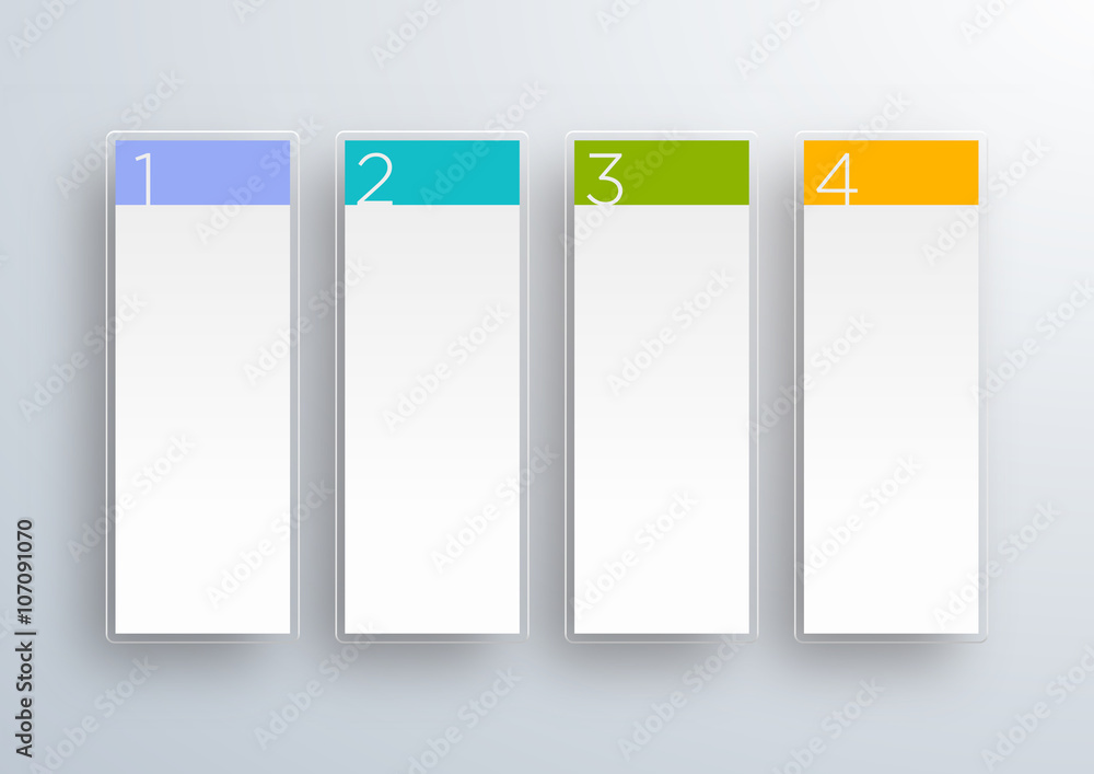 Crystal White Labels #Vector Background