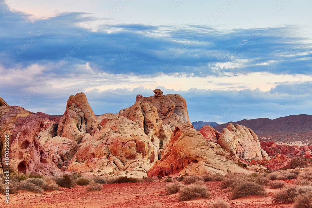 Fototapeta premium Valley of the Fire national park in Nevada, USA