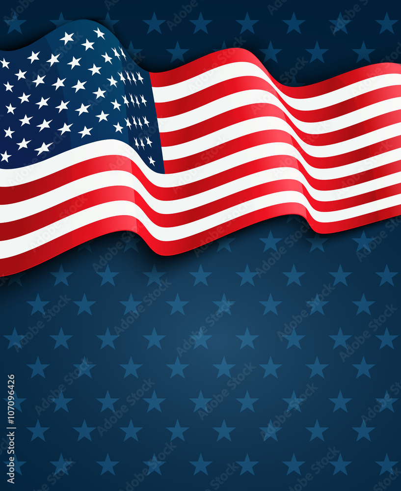 Fototapeta premium United States flag