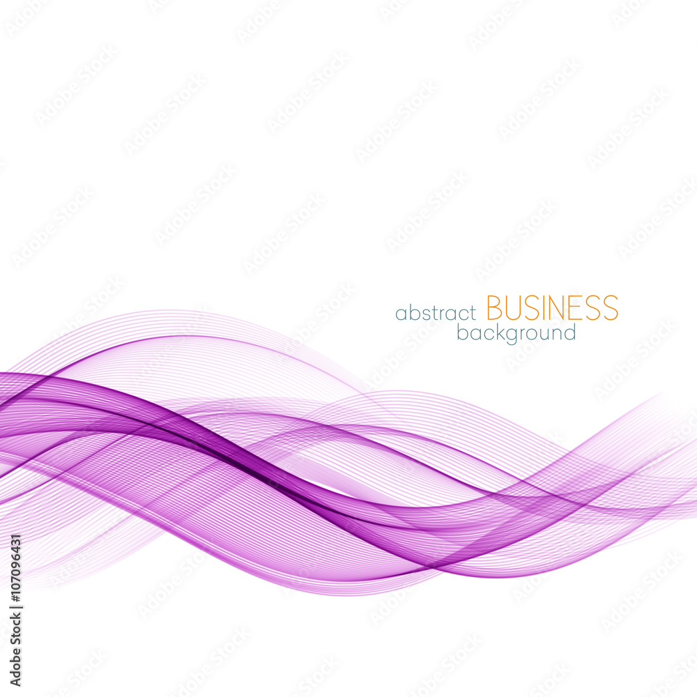 Abstract color wave design element Abstract color wave design element