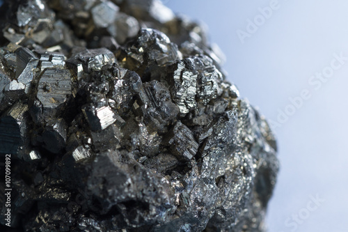 Iron pyrite or fools gold photo