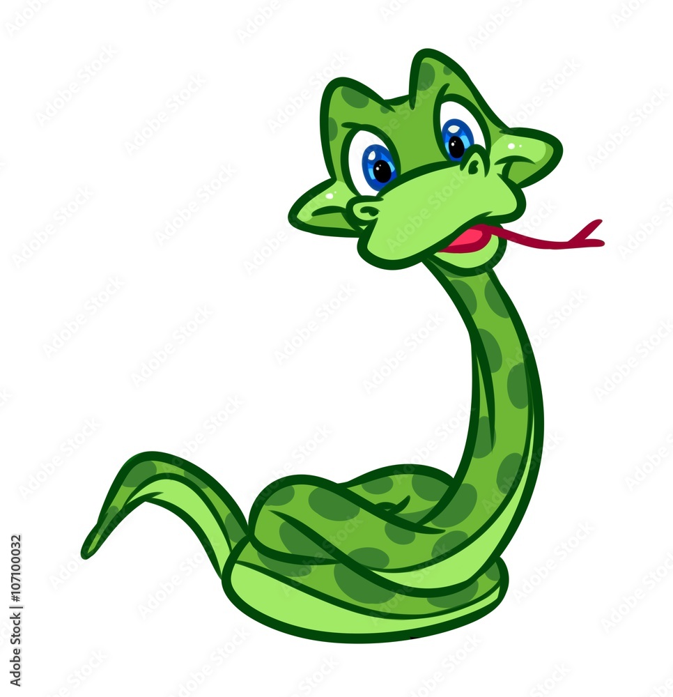 boa snake cartoon illustration isolated image animal character boa snake cartoon illustration isolated image animal character