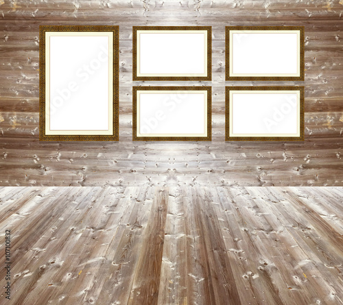 picture frames on the wall ...