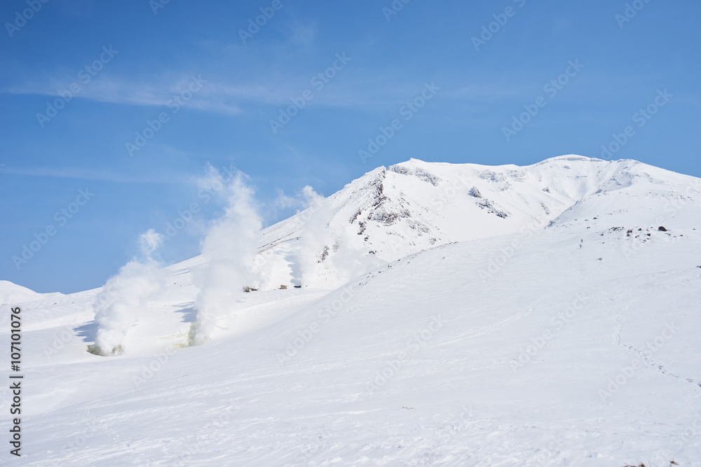 大雪山 旭岳の噴気孔
