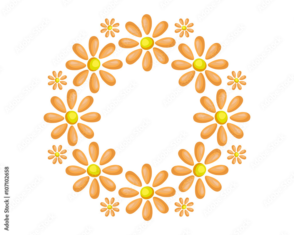 flower logo. florist shop icon. vector illustration.